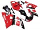 Yamaha YZF 600 R6 Motorrad Verkleidung 1998-2002 - Rot Weiss Glanzendes Schwarz