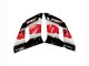 Yamaha YZF 600 R6 Motorrad Verkleidung 1998-2002 - Rot Weiss Glanzendes Schwarz