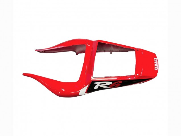 Yamaha YZF 600 R6 Motorrad Verkleidung 1998-2002 - Rot Weiss Glanzendes Schwarz