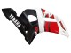 Yamaha YZF 600 R6 Motorrad Verkleidung 1998-2002 - Weiss Rot Glanzendes Schwarz