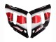 Yamaha YZF 600 R6 Motorrad Verkleidung 1998-2002 - Rot Weiss Glanzendes Schwarz
