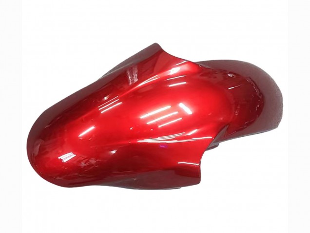 Yamaha YZF 600 R6 Motorrad Verkleidung 1998-2002 - Rot Weiss Glanzendes Schwarz
