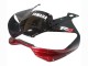 Yamaha YZF 600 R6 Motorrad Verkleidung 1998-2002 - Rot Weiss Glanzendes Schwarz