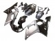 Yamaha YZF 600 R6 Motorrad Verkleidung 1998-2002 - Silber Glanzendes Schwarz