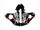 Yamaha YZF R6S Motorrad Verkleidung 2006-2009 - Glanzendes Schwarz Rot Weiss Lucky Strike Motul