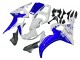 Yamaha YZF R6S Motorrad Verkleidung 2006-2009 - Weiss Blau GYTR