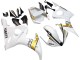 Yamaha YZF R6S Motorrad Verkleidung 2006-2009 - Weiss Gold