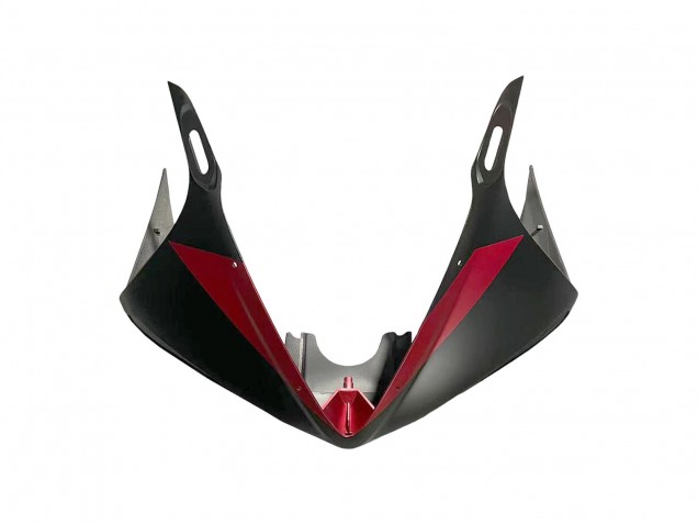 Yamaha YZF 600 R6 Motorrad Verkleidung 2005 - Matt Schwarz Rot Geometric