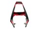 Yamaha YZF 600 R6 Motorrad Verkleidung 2005 - Matt Schwarz Rot Geometric