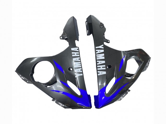 Yamaha YZF 600 R6 Motorrad Verkleidung 2005 - Glanzendes Blau Schwarz