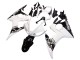 Yamaha YZF 600 R6 Motorrad Verkleidung 2005 - Weiss Schwarz