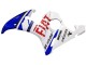 Yamaha YZF 600 R6 Motorrad Verkleidung 2005 - Weiss Blau Dunlop Fiat Motul