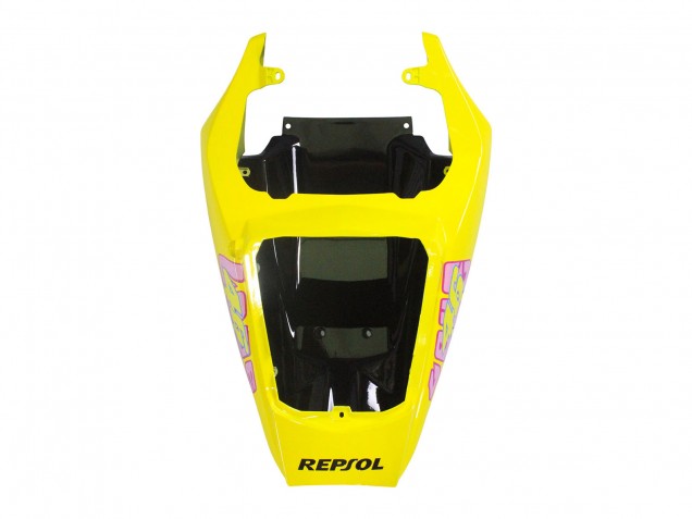 Yamaha YZF 600 R6 Motorrad Verkleidung 2005 - Schwarz Rosa Gelb Repsol 46
