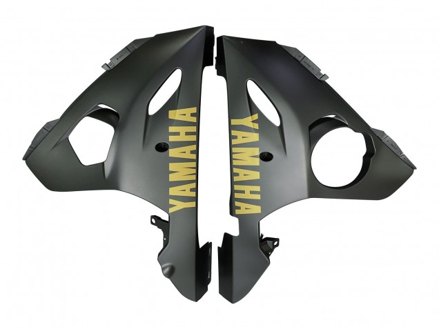 Yamaha YZF 600 R6 Motorrad Verkleidung 2005 - Grau Matt Schwarz Gold
