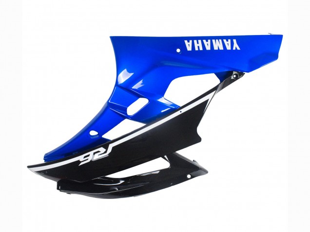 Yamaha YZF 600 R6 Motorrad Verkleidung 2006-2007 - Blau Glanzendes Schwarz