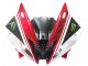 Yamaha YZF 600 R6 Motorrad Verkleidung 2006-2007 - Weiss Rot Schwarz Grun Monster Milwaukee