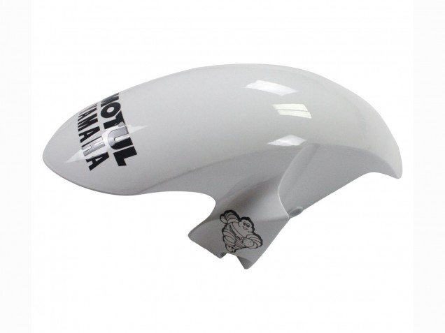 Yamaha YZF 600 R6 Motorrad Verkleidung 2006-2007 - Weiss Glanzendes Schwarz Motul Michelin