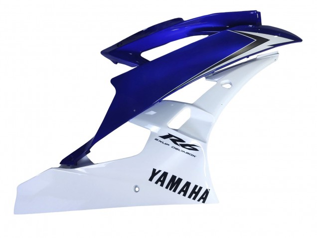 Yamaha YZF 600 R6 Motorrad Verkleidung 2006-2007 - Weiss Blau Schwarz