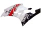 Yamaha YZF 600 R6 Motorrad Verkleidung 2006-2007 - Weiss Rot Schwarz Motul