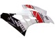 Yamaha YZF 600 R6 Motorrad Verkleidung 2006-2007 - Weiss Rot Schwarz Motul