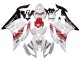 Yamaha YZF 600 R6 Motorrad Verkleidung 2006-2007 - Weiss Rot Schwarz Motul