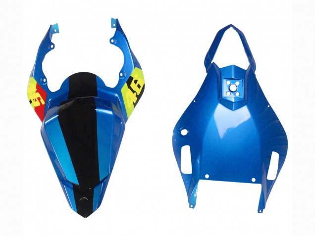 Yamaha YZF 600 R6 Motorrad Verkleidung 2006-2007 - Blau Neon Grun Schwarz Hai