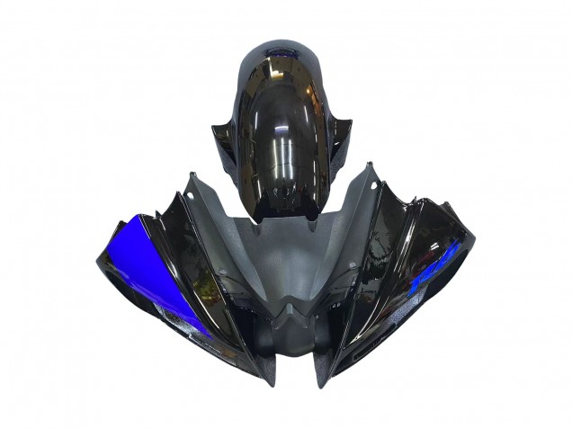 Yamaha YZF 600 R6 Motorrad Verkleidung 2008-2016 - Blau Glanzendes Schwarz