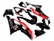 Yamaha YZF 600 R6 Motorrad Verkleidung 2008-2016 - Rot Glanzendes Schwarz Denso Yamalube 21
