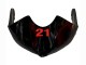 Yamaha YZF 600 R6 Motorrad Verkleidung 2008-2016 - Rot Glanzendes Schwarz Denso Yamalube 21