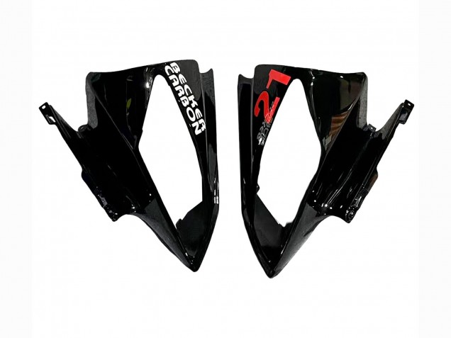 Yamaha YZF 600 R6 Motorrad Verkleidung 2008-2016 - Rot Glanzendes Schwarz Denso Yamalube 21
