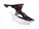 Yamaha YZF 600 R6 Motorrad Verkleidung 2008-2016 - Weiss Matt Schwarz Rot Aufkleber