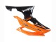 Yamaha YZF 600 R6 Motorrad Verkleidung 2008-2016 - Orange Schwarz