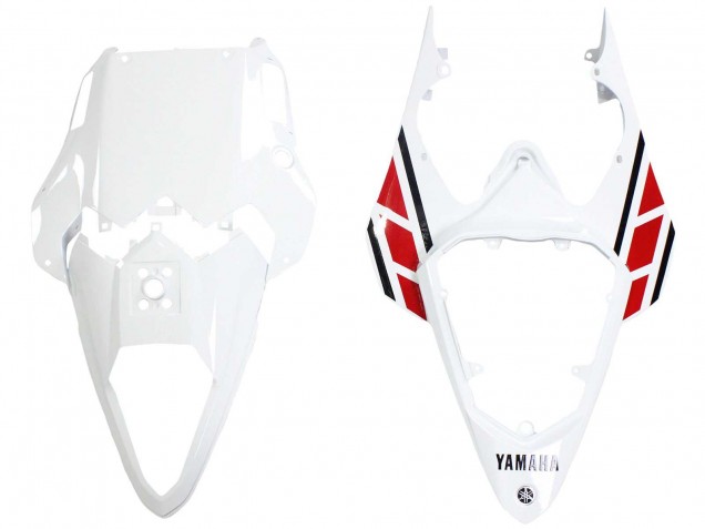 Yamaha YZF 600 R6 Motorrad Verkleidung 2008-2016 - Weiss Rot Schwarz Motul Michelin