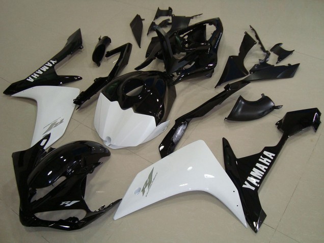 Yamaha YZF R1 Motorrad Verkleidung 2007-2008 - Weiss Schwarz