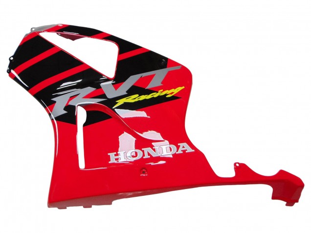 Honda VTR1000 Motorrad Verkleidung 2000-2006 - Silber Rot Schwarz Streifen Rennen