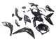 Kawasaki Z1000 Motorrad Verkleidung 2014-2019 - Schwarze Carbonfaser