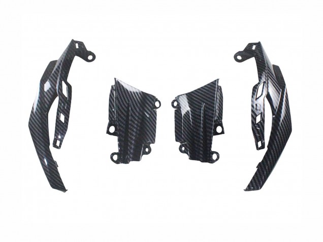 Kawasaki Z1000 Motorrad Verkleidung 2014-2019 - Schwarze Carbonfaser