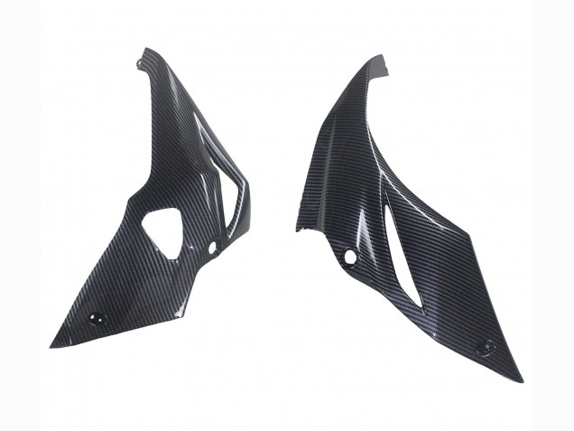 Kawasaki Z1000 Motorrad Verkleidung 2014-2019 - Schwarze Carbonfaser