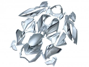 Kawasaki Z800 Motorrad Verkleidung 2013-2018 - Matt Silber