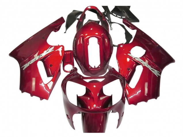Kawasaki ZX12R Motorrad Verkleidung 2000-2001 - Bonbon Rot