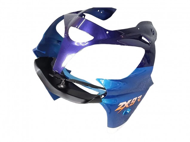 Kawasaki ZX9R Motorrad Verkleidung 2000-2001 - Blau Schwarz