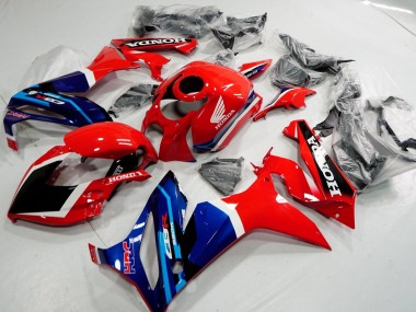 Honda CBR650R Motorrad Verkleidung 2019-2020 - Rot Weiss Blau Glanzendes Schwarz HRC