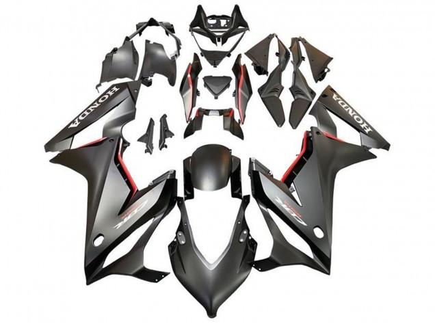Honda CBR650R Motorrad Verkleidung 2019-2020 - Matt Schwarz Rot