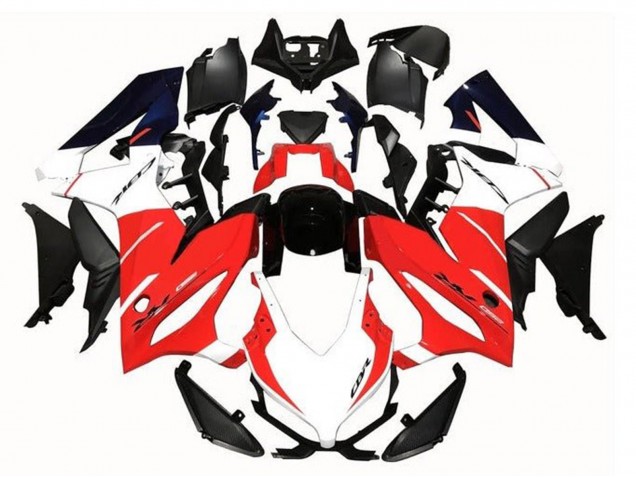 Honda CBR650R Motorrad Verkleidung 2019-2020 - Rot Weiss Matt Schwarz Blau