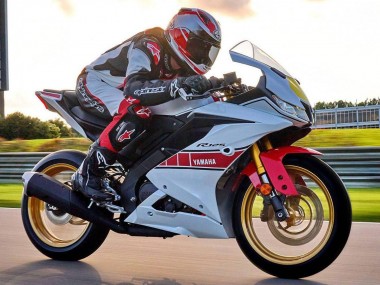 Yamaha YZF R125 Motorrad Verkleidung 2019-2024 - Weiss Rot Gelb