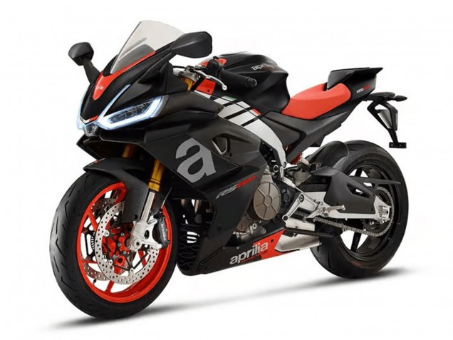 Aprilia RS660 Motorrad Verkleidung 2020-2024 - Matt Schwarz Silber Rot
