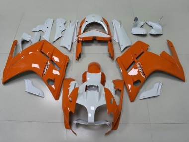 Yamaha FJR1300 Motorrad Verkleidung 2013-2015 - Orange Weiss