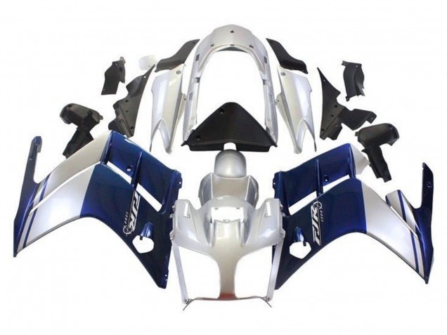 Yamaha FJR1300 Motorrad Verkleidung 2013-2015 - Dunkel Blau Silber