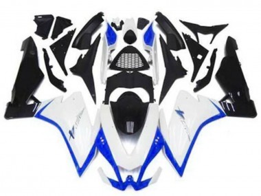Aprilia RSV4 1000 Motorrad Verkleidung 2009-2015 - Weiss Blau Schwarz