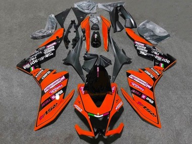 Aprilia RSV4 1000 Motorrad Verkleidung 2009-2015 - Rot Schwarz